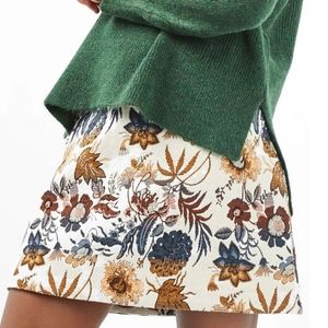 Topshop | Tapestry Mini Skirt